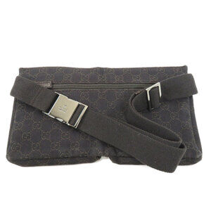 Gucci GG Waist Hip Crossbody Canvas Belt Bag
